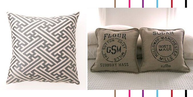 Linen pillows - Serial Indulgence decor inspirations blog