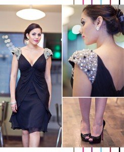 Little black dress look fashion blog Montreal