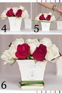 DIY Roses Centerpiece : Serial Indulgence Decoration Blog