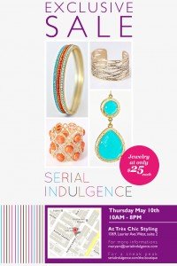 Serial Indulgence Jewelry Spring Sale